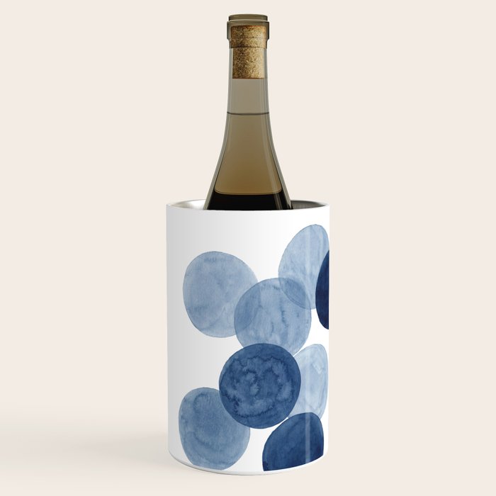 Indigo Ombre Circles Wine Chiller Gallery Image 2