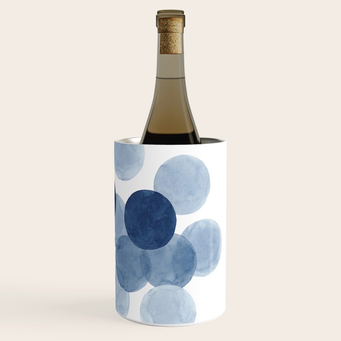 Indigo Ombre Circles Wine Chiller Gallery Image 3