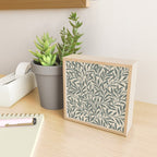 Vintage, Willow Leaf, William Morris, Green and Cream Mini Art Print Gallery Image 2