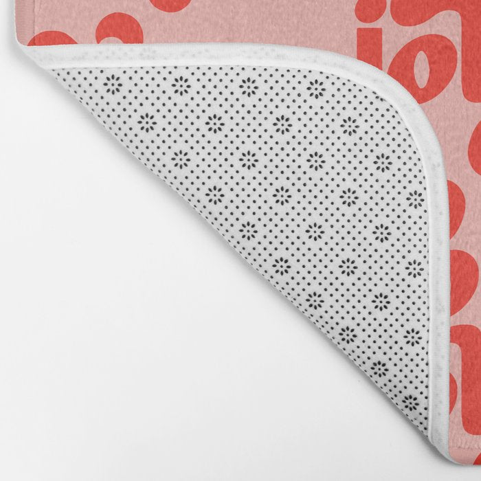 Holly Jolly Pattern Bath Mat Gallery Image 2
