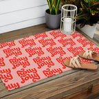 Holly Jolly Pattern Outdoor Rug Gallery Image 2