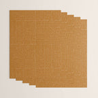 Lines III (Golden Brown) Wrapping Paper Gallery Image 3