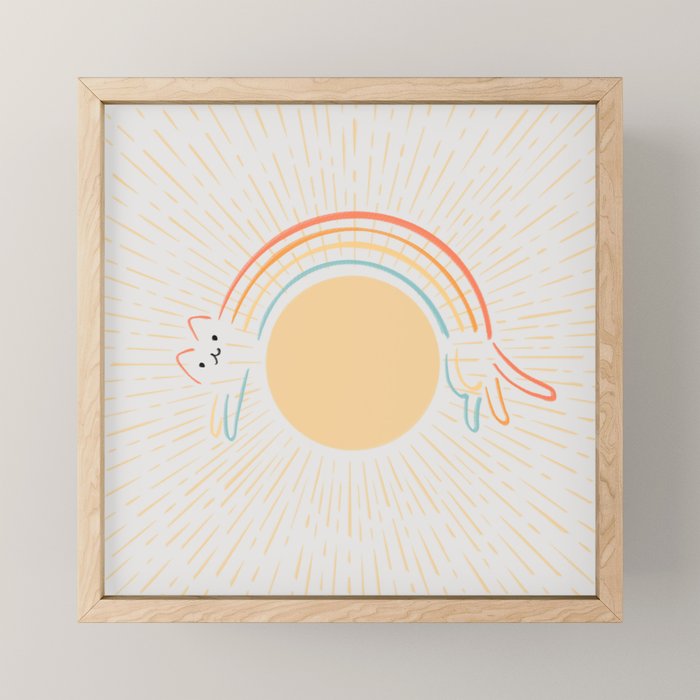 Cat Landscape 119: Get Over it Mini Art Print Gallery Image 1