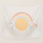 Cat Landscape 119: Get Over it Wall Tapestry Gallery Image 4