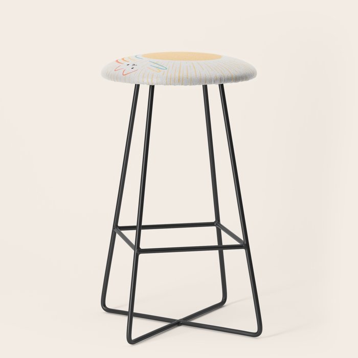 Cat Landscape 119: Get Over it Stool Gallery Image 1