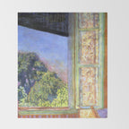 Pierre Bonnard The Open Window Throw Blanket Gallery Image 2