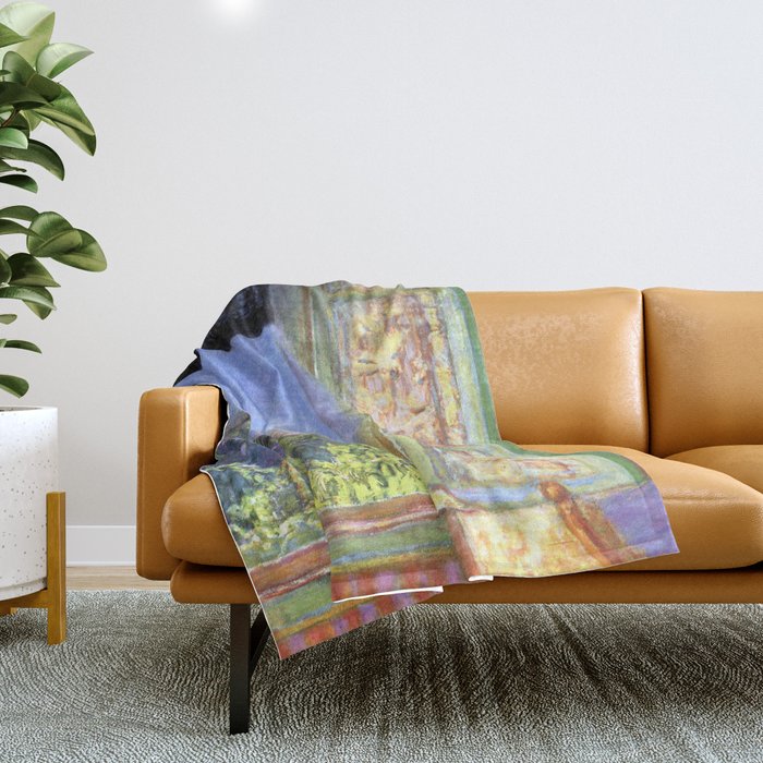 Pierre Bonnard The Open Window Throw Blanket Gallery Image 1
