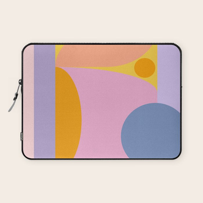 Pink and Lavender 01 Laptop Sleeve Gallery Image 1
