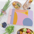 Pink and Lavender 01 Cutting Board Gallery Image 2