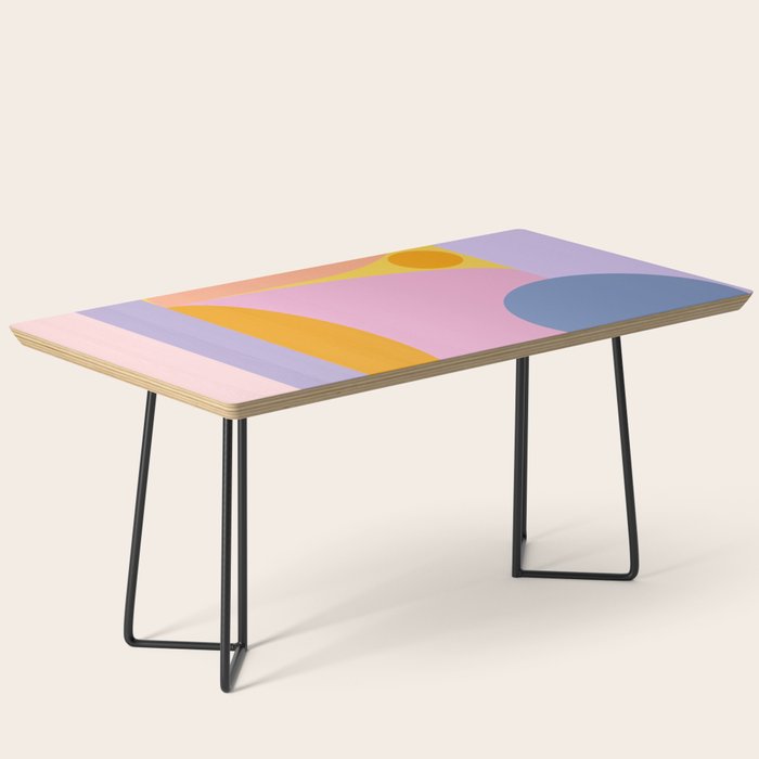 Pink and Lavender 01 Coffee Table Gallery Image 1