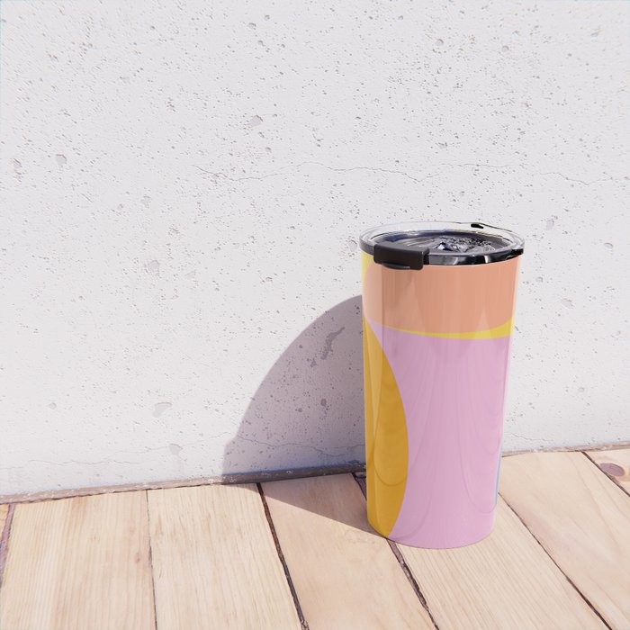 Pink and Lavender 01 Travel Mug Gallery Image 4