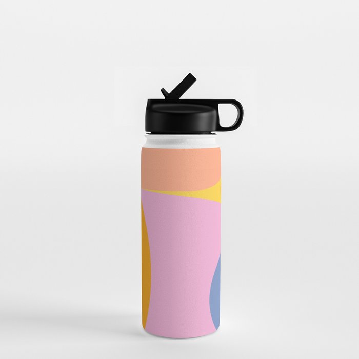 Pink and Lavender 01 Water Bottle Gallery Image 1
