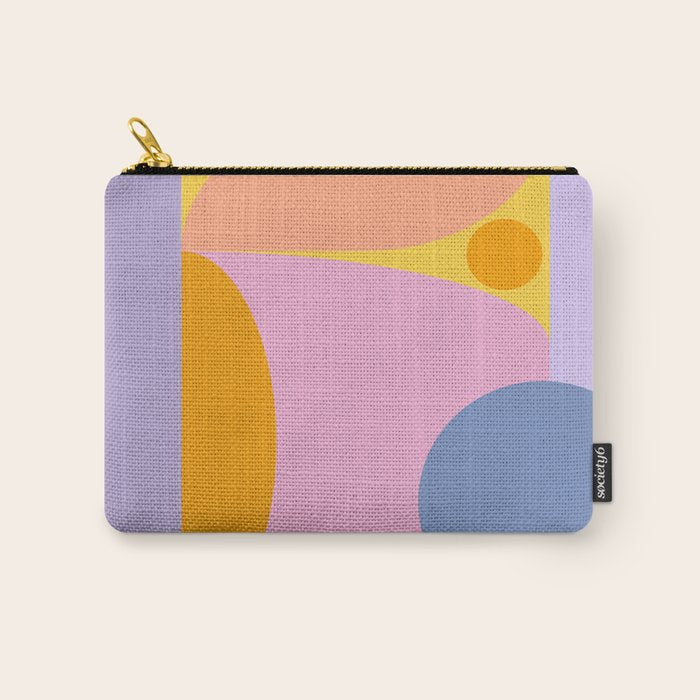 Pink and Lavender 01 Carry All Pouch Gallery Image 1