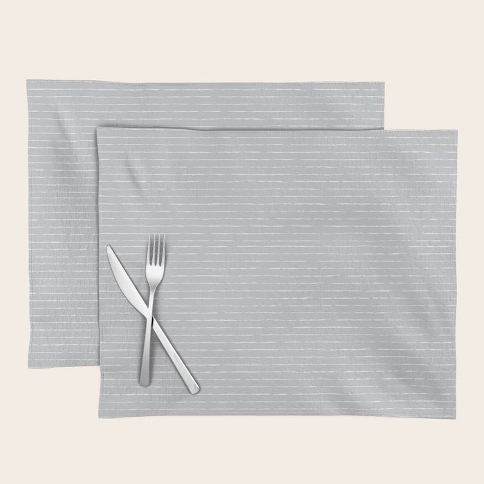 Lines II (Ultimate Gray) Placemat Gallery Image 1