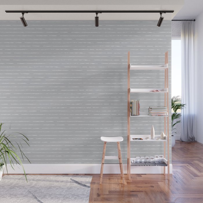 Lines II (Ultimate Gray) Wall Mural Gallery Image 1