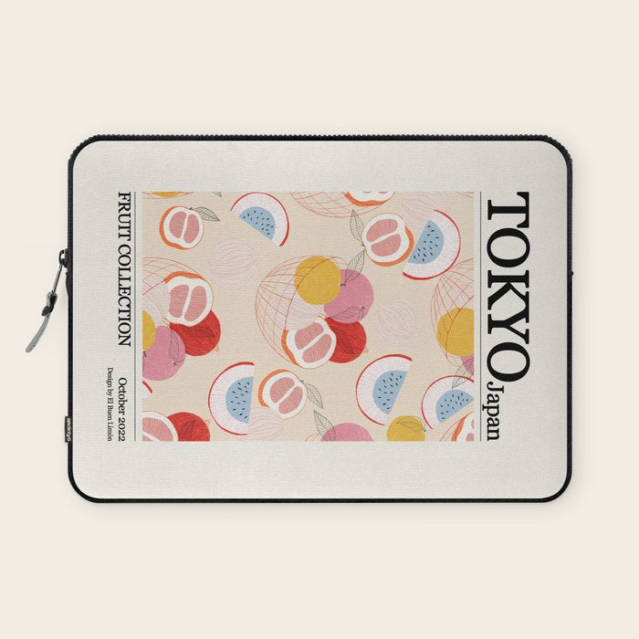 Tokyo japan fruit collection I Laptop Sleeve Gallery Image 1