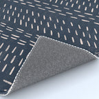 Mudcloth Distress Denim Rug Gallery Image 4