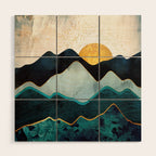 Glacial Hills Wood Wall Art Gallery Image 1