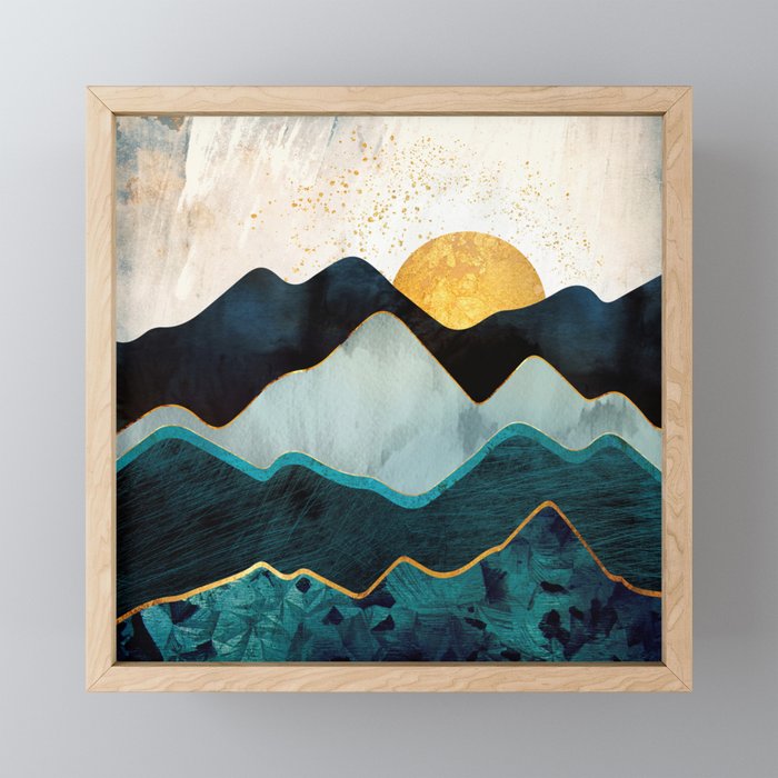 Glacial Hills Mini Art Print Gallery Image 1