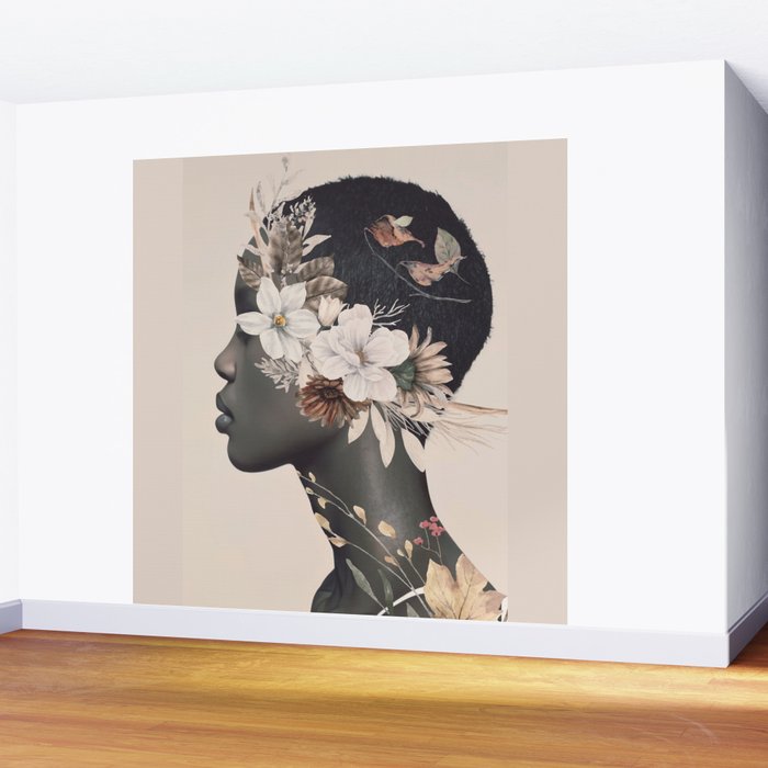 Floral Portrait 36 Wall Mural Gallery Image 2