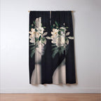 WOMAN WITH FLOWERS 23 Window Curtain Gallery Image 3