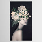 WOMAN WITH FLOWERS 23 Tablecloth Gallery Image 2