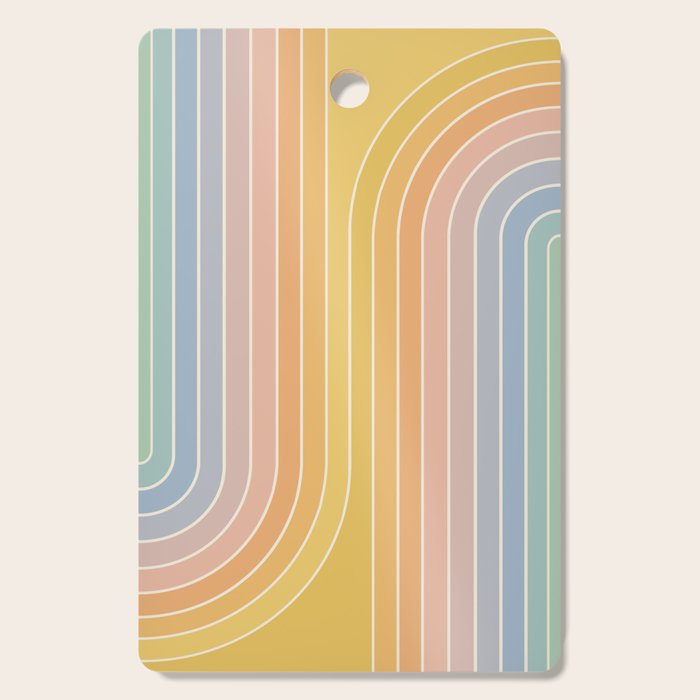 Gradient Curvature III Cutting Board Gallery Image 1