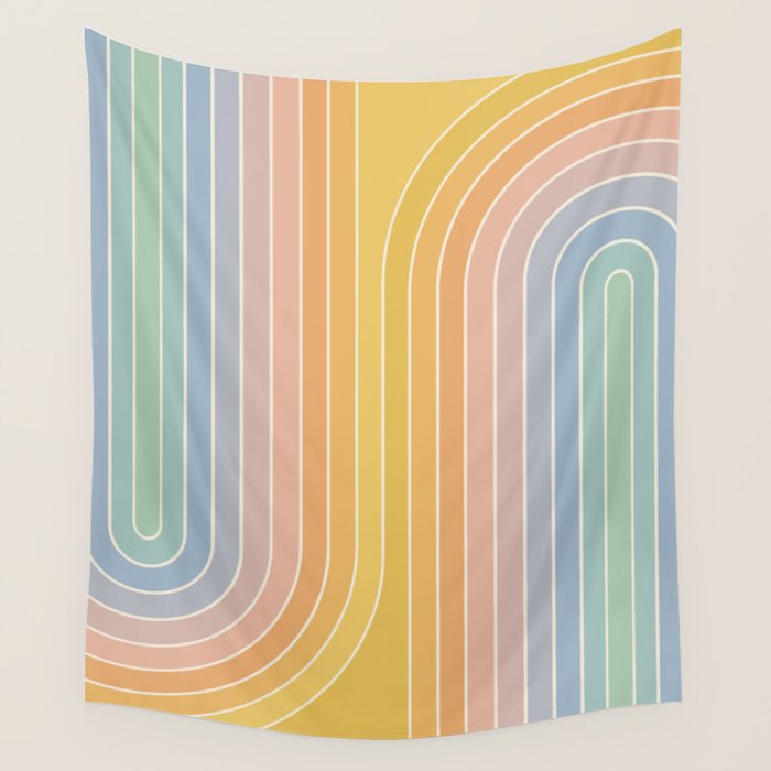 Gradient Curvature III Wall Tapestry Gallery Image 4