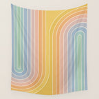 Gradient Curvature III Wall Tapestry Gallery Image 4