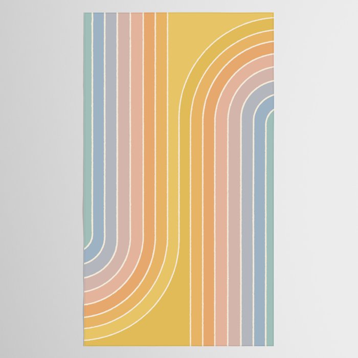 Gradient Curvature III Tablecloth Gallery Image 2