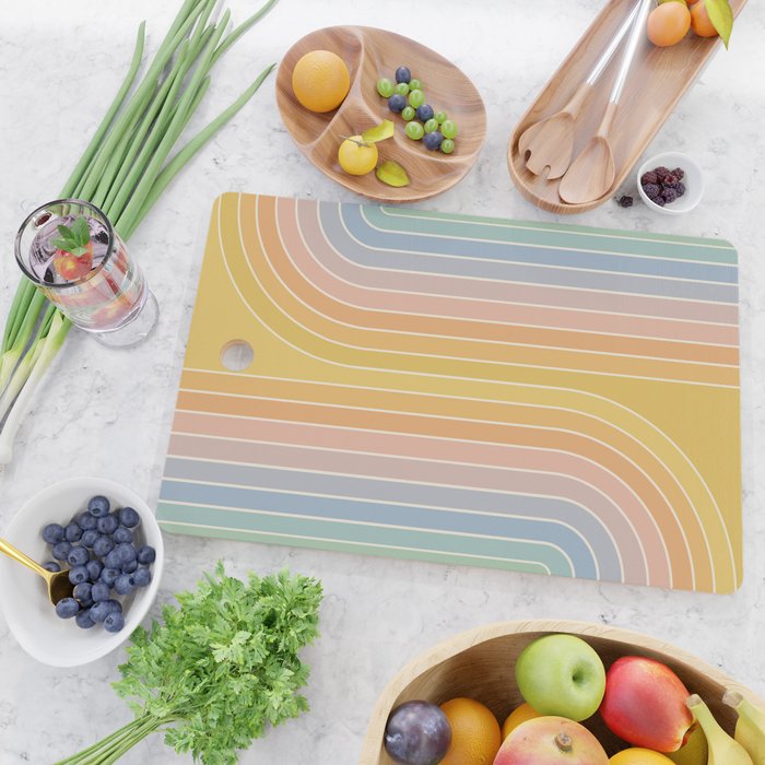 Gradient Curvature III Cutting Board Gallery Image 2