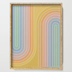 Gradient Curvature III Serving Tray Gallery Image 1