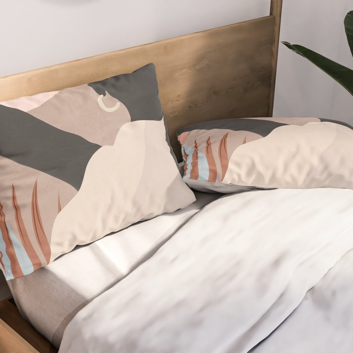 Tropical Girl 23 Pillow Sham Gallery Image 2