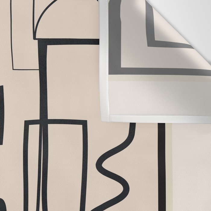 Abstract Line Movement 04 Wall Tapestry Gallery Image 3