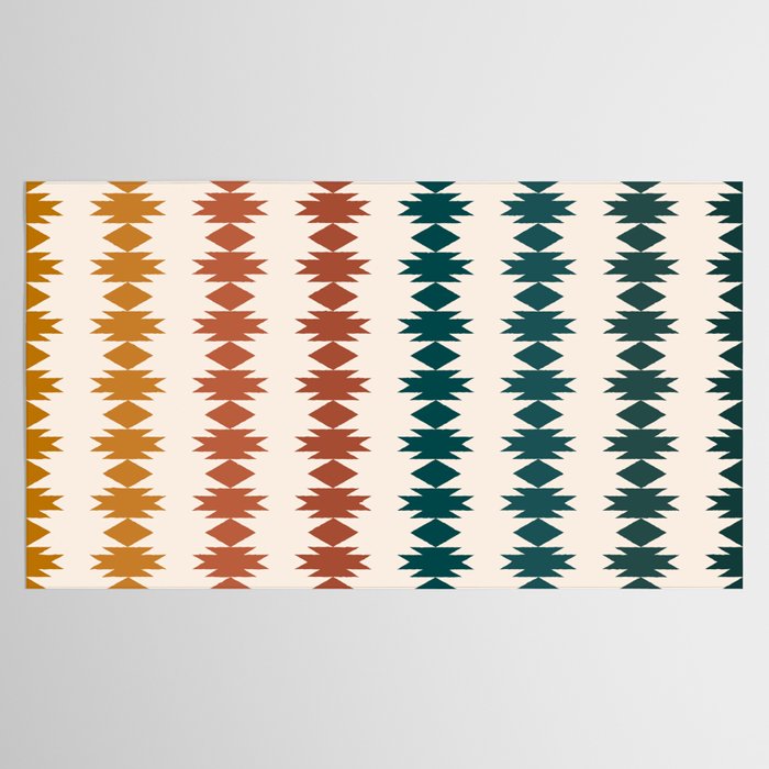 Geometric Southwestern Pattern XXXII Tablecloth Gallery Image 2