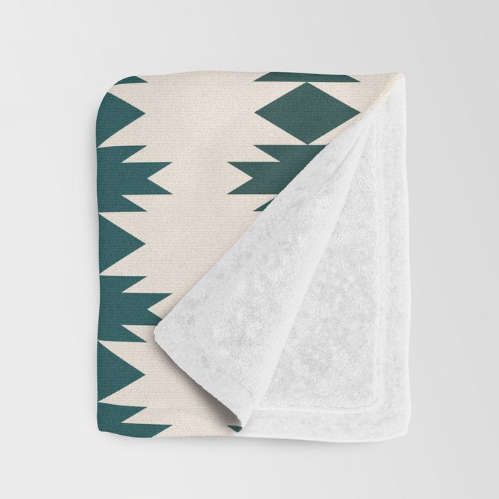 Geometric Southwestern Pattern XXXII Throw Blanket Gallery Image 3