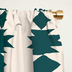 Geometric Southwestern Pattern XXXII Window Curtain Gallery Image 2
