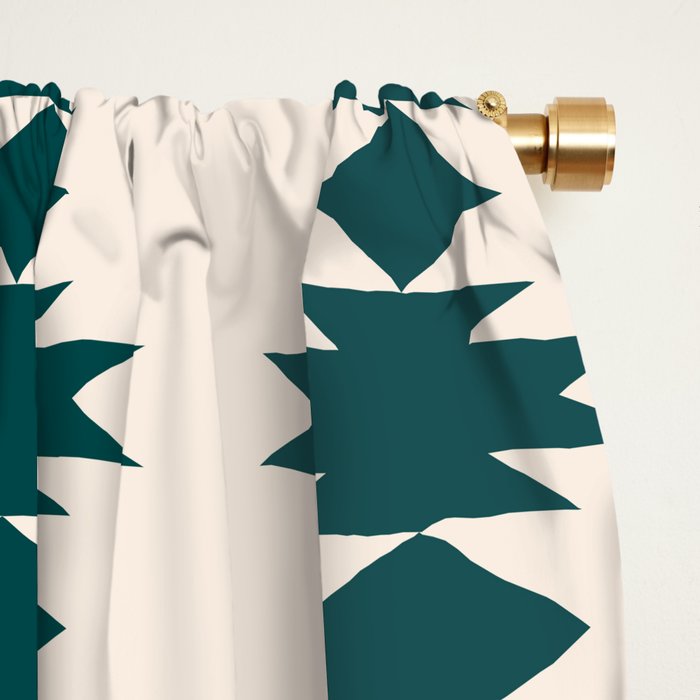 Geometric Southwestern Pattern XXXII Window Curtain Gallery Image 2