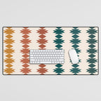 Geometric Southwestern Pattern XXXII Desk Mat Gallery Image 1