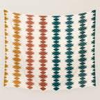 Geometric Southwestern Pattern XXXII Wall Tapestry Gallery Image 4