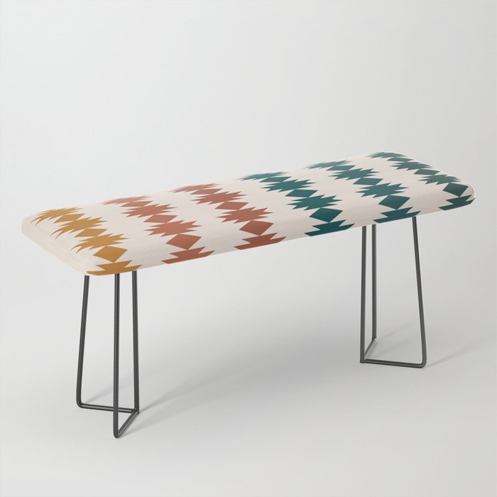 Geometric Southwestern Pattern XXXII Bench Gallery Image 1