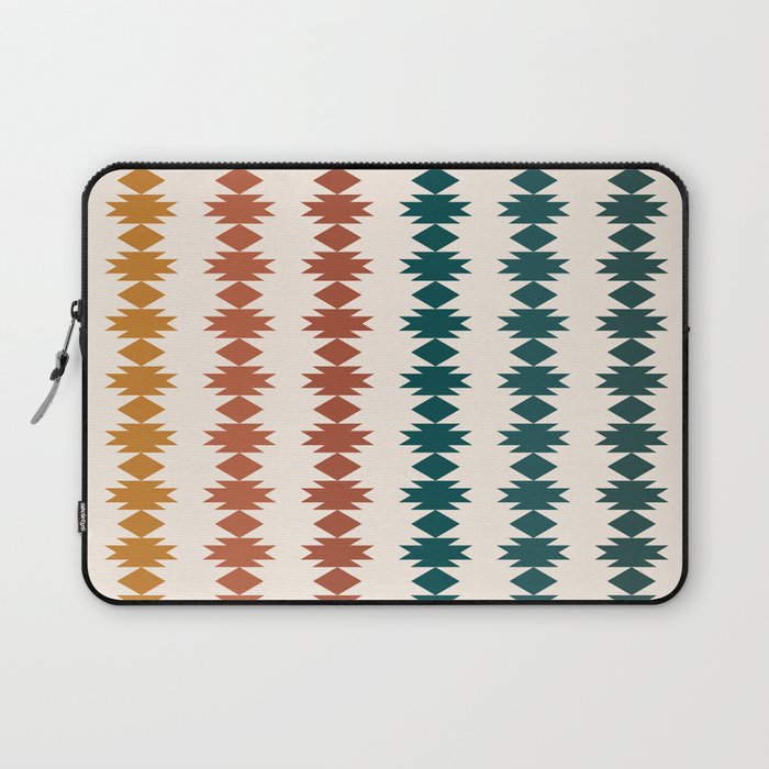 Geometric Southwestern Pattern XXXII Laptop Sleeve Gallery Image 1