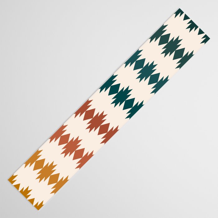 Geometric Southwestern Pattern XXXII Table Runner Gallery Image 3