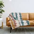 Geometric Southwestern Pattern XXXII Throw Blanket Gallery Image 1