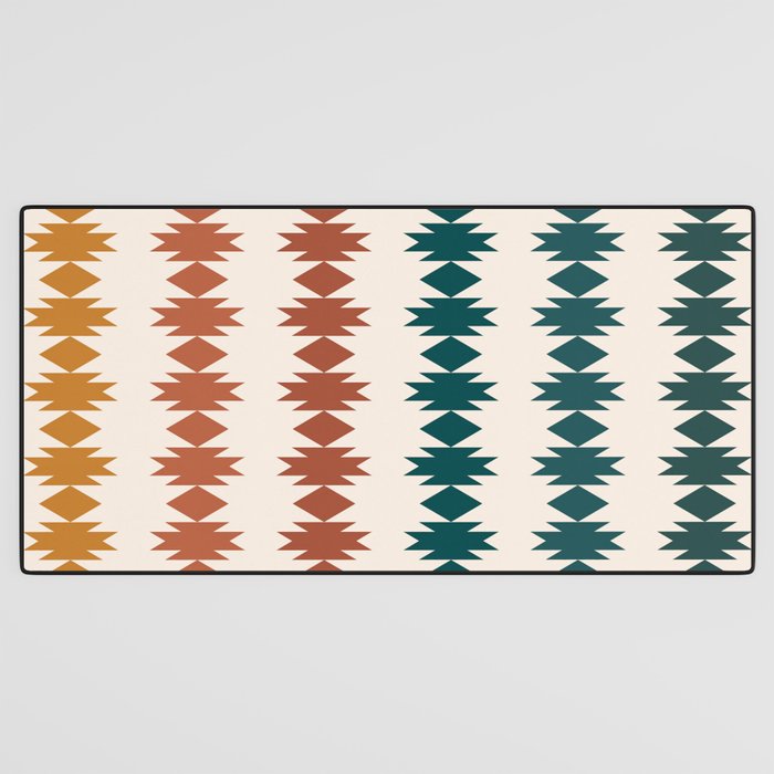 Geometric Southwestern Pattern XXXII Desk Mat Gallery Image 3