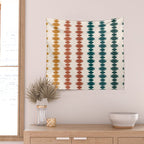 Geometric Southwestern Pattern XXXII Wall Tapestry Gallery Image 2