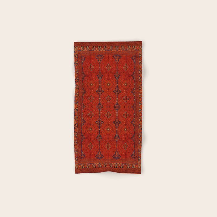 N194 - Red Berber Atlas Oriental Traditional Moroccan Style Bath Towel Gallery Image 1