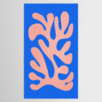 Rose Bud & Azure Blue: Matisse Paper Cutouts 02 Tablecloth Gallery Image 2