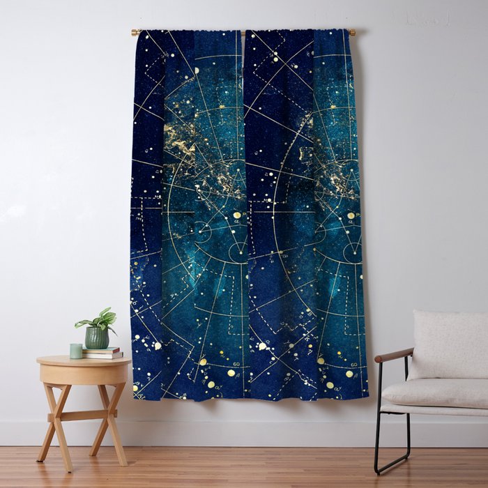 Star Map :: City Lights Window Curtain Gallery Image 5