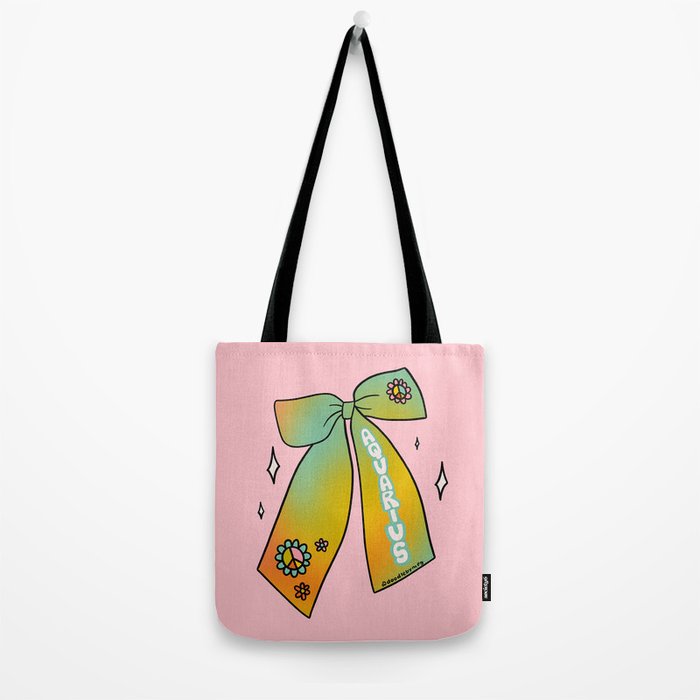 Aquarius Bow Tote Bag Gallery Image 2